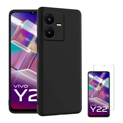 Picture of For Infinix Hot 12 Play - Luxury Soft Flexible Premium Shockproof Camera Bumper Protective Stylish Silicon Back Cover - Phone (Back Case Cover For Smartphone) 