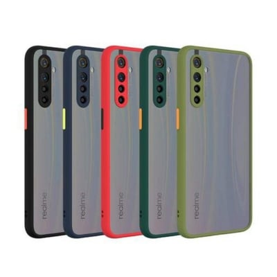 Picture of For Oppo A15 / Oppo A15s -Xundu Transparent Clear Case Trendy Stylish Slim Shockproof Camera Bumper Protective Xundu Cover Black