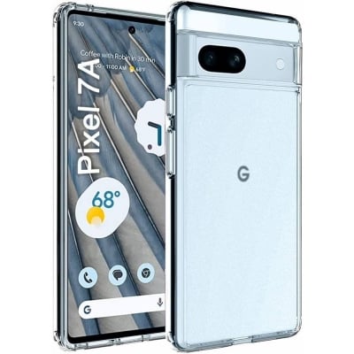 Picture of For Realme 8 4G / Realme 8 Pro Edge-Reinforced Shockproof Cushion Back Clear Hybrid Transparent Hard Cover Case Transparent