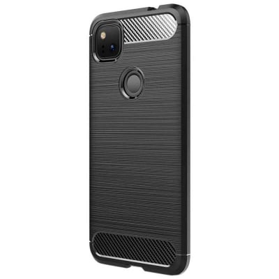 Picture of Silicone Case For Samsung Galaxy A03 Core   Luxury Soft Flexible Premium Shockproof Camera Bumper Protective Stylish Silicon Back Cover 