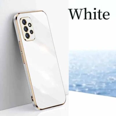 Picture of Samsung Galaxy A13 (5G) - Luxury Matte Trendy Stylish Shockproof Camera Bumper Protective Smoky Transparent Back Cover Case - Phone Back Cover 