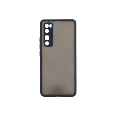 Picture of For Samsung Galaxy A22 4G /F22 /M32 Case Liquid Silicone Matte Shockproof Camera Protiction Soft Phone Cover - Phone Back Cover Black