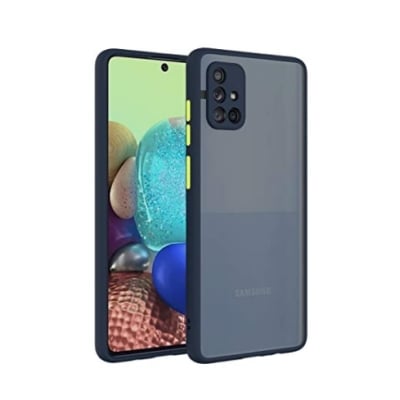 Picture of For Samsung A12/M12/F12 Shock Proof Matte Soft Silicon Flexible Back Case Cover - Redmi Note 11 Back Cover (Back Case Cover For Smartphone) 