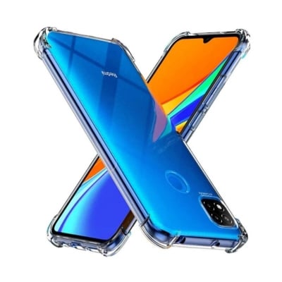 Picture of For Redmi Note 10 / Redmi Note 10s 4G shockproof Transparent liquid Cristal clear long time useable soft premium protective back cover White