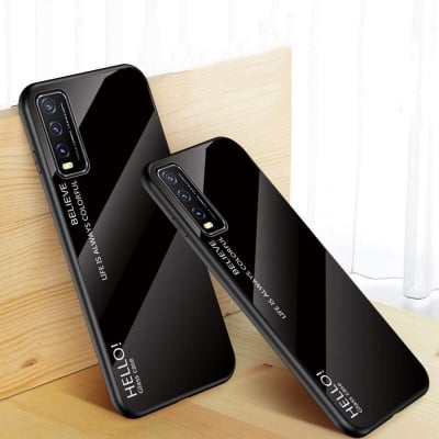 Picture of For Oppo A16 Hybrid Fabric Texture Deer Pattern Case Shockproof Soft Bumper Matte Back Cover - Phone Back Cover 