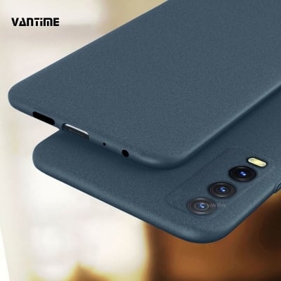 Picture of For Vivo y21 / y21s / y33s -  Luxury 6D Plating Soft Casing Silicone Square Frame Phone Case Luxury 6D Plating Soft Casing Silicone Square Frame Phone Case For Vivo y21 / y12s / y33s Phone Case Phone Case Blue