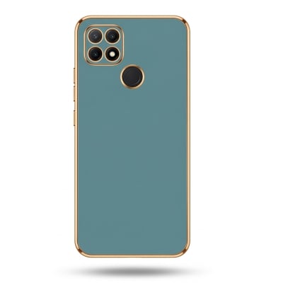 Picture of Realme 7i c17 এর জন্য ব্যাক কভার লাক্সারি 6d প্লেটিং সফট কেস সিলিকন স্কয়ার ফ্রেম চকচকে ব্লিং ফোন কেস (Back Case Cover For Smartphone) 