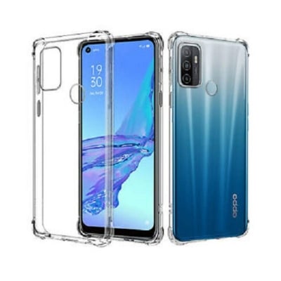 Picture of For Oppo A15 / A15s  Liquid Silicone Cover Premium Soft Back Cove - মোবাইল ফোন - Phone (Back Case Cover For Smartphone) White