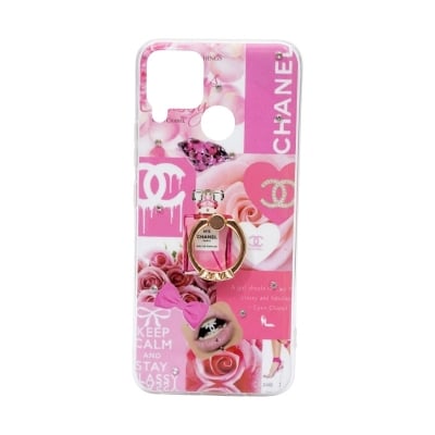 Picture of VIVO V21e/y73 (2021) rainbow  Silicon Back Cover with Riband soft silicone case - Phone Back Cover 