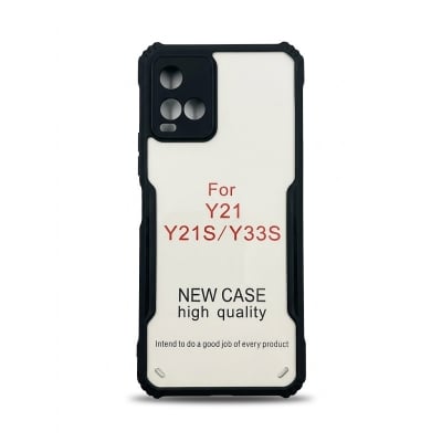 Picture of For vivo y21/y33s/y21s Gilitter hd print Back Cover with Riband soft silicone case 