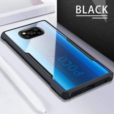 Picture of Oppo a33/a53 (2020) Standard - Transparent Rubber Hard Plastic Armor Phone Cases Stand Full Protective Casing Back Cover 