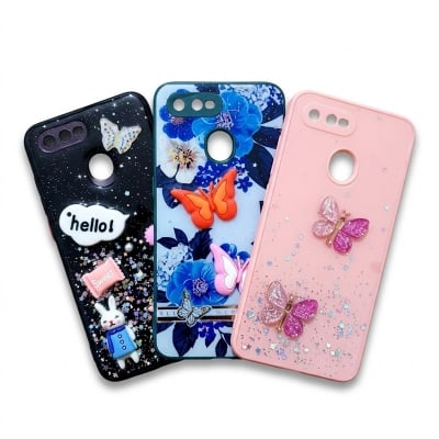 Picture of Oppo A16  best quality Ultra Thin Clear Back Poly 