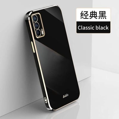 Picture of for Vivo Y21 / Y21T/Y33s Tempered Glass Hard Case Gradient Color Back + Soft Frame Shockproof Phone Cover 