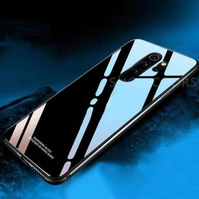 Picture of For Samsung Galaxy M32 4G - HONG KONG DESIGN Scratchproof Tempered Glass Back Cover Case - Phone Back Cover 