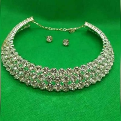 Picture of New Silver Metal Necklace Set For Women Gold