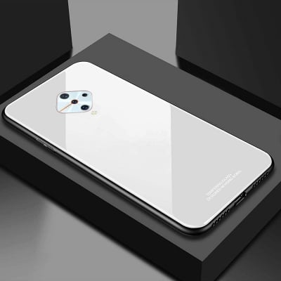 Picture of Vivo V21E/Vivo Y73 (2021) Camera Protaction Luxury Shockproof Liquid Silicone Back Cover - Phone Back Cover - Camera - Phone - Phone White
