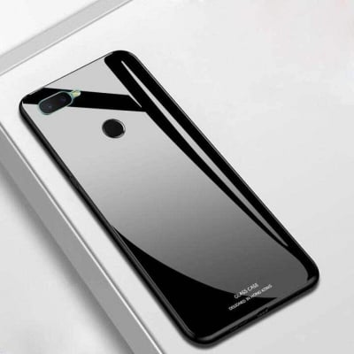 Picture of For Oppo A16 Ladies cover + Pop Up Socket + Pom Pom Back Cover Black