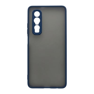 Picture of For Vivo y20/y20a/y20i/y20g/y12s Marble Pattern Design Soft TPU Phone Protective Cover with ring Blue