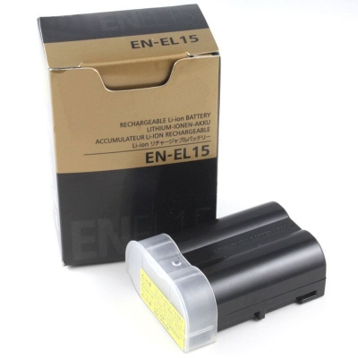 Picture of Nikon EN-EL15 Rechargeable Lithium ion Battery for D7000/D7100/D7200 D7500/D800/D610/D500/D850 DSLR Camera Battery 