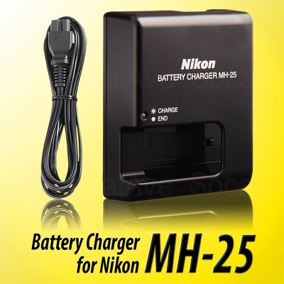 Picture of Nikon MH-25 Charger For Nikon EN-EL15 Battery D7200 D7100 V1 