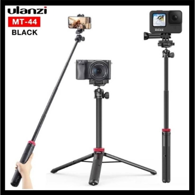 Picture of Ulanzi MT-44 Extendable Vlog Tripod | Extend Your Reach for Dynamic Vlogging | Sturdy and Versatile Tripod Black