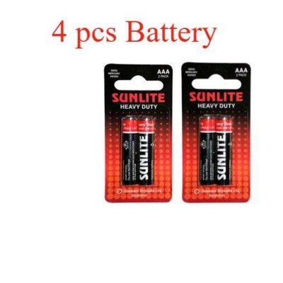 Picture of Sunlite Remote Battery AAA 1.5V Ultra 4 pcs Black