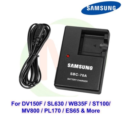 Picture of Battery Charger SBC-70A for Samsung BP-70A BP70A Battery Compitable Camera ST65 ST66 ST77 ST90 ST95 ES80 MV800 BP-70A