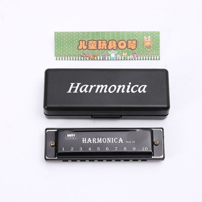 Picture of Top Harmonica Diatonic Blues Harmonica Key of C 10 Holes 20 Tones Blues Harp Mouth Organ Harmonica For Adults Beginners Professionals and Students Bright 