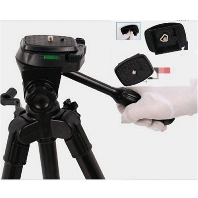 Picture of DIGIPOD TR462 Aluminum Lightweight Camera Tripod Portable Gorillapod for Sony Canon Nikon+Carrying Bag Black