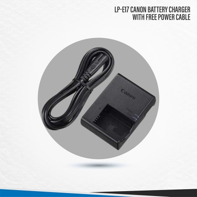 Picture of LP-E17 Canon Battery Charger with Free Power Cable For 750D/ 200D/ 800D/ 77D 