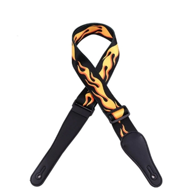 Picture of Printed Guitar strap Electric & Acoustic Guitars Bass Guitar Polyester Straps Ethnic Style Ballad 