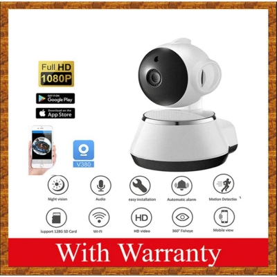 Picture of Wireless Mini CC Camera IP Webcam Wireless CCTV Camera 360 Degree IP Camera White