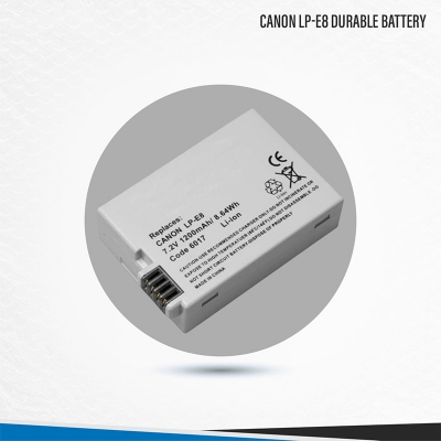 Picture of Canon LP-E8 durable Battery For 700D, 600D, 650D, 550D, Kiss X7- 1120 mAH 