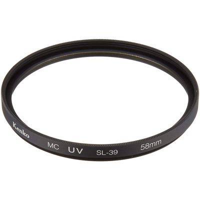 Picture of Kenko 58MM STANDARD UV FILTER For Canon 18-55mm Kit, 75-300mm, 55-250mm Zoom Lens Black