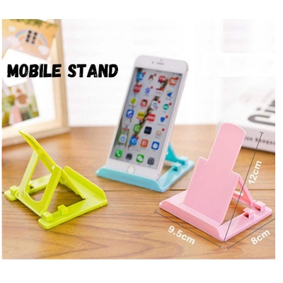 Picture of Universal Folding Cell Phone Support Plastic Holder mobile Stand - Multicolor - Phone Stand Multicolor