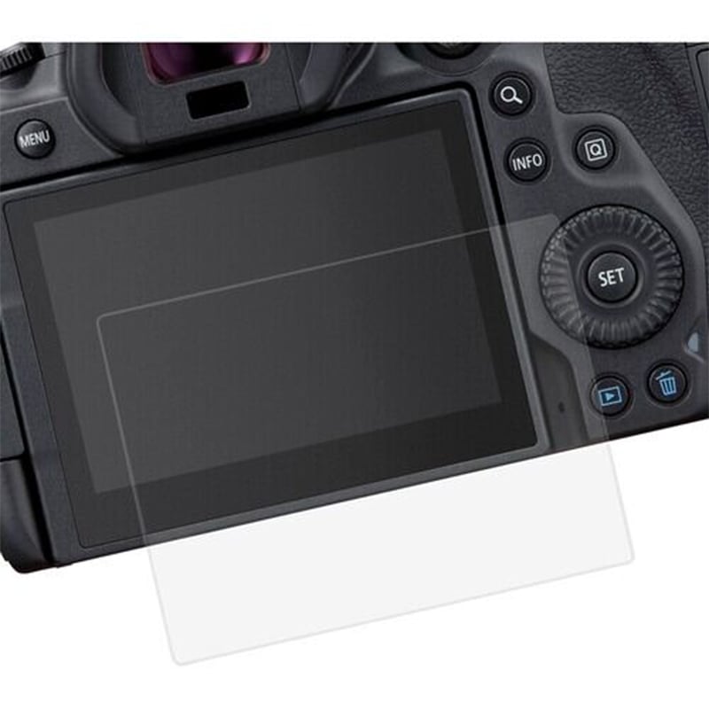 Picture of Canon DSLR Screen Protector For Canon 600D, 750D, 200D, 80D, 6D Mark II, 5D Mark IV, Nikon & More Pack Anti-Scratch Tempered Glass 