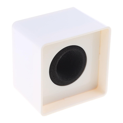 Picture of Square Shape  Microphone Logo Flag Box (1 PCS) Black