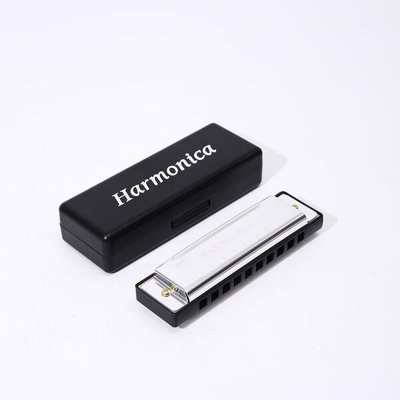 Picture of Top Harmonica Diatonic Blues Harmonica Key of C 10 Holes 20 Tones Blues Harp Mouth Organ Harmonica For Adults Beginners Professionals and Students Bright 