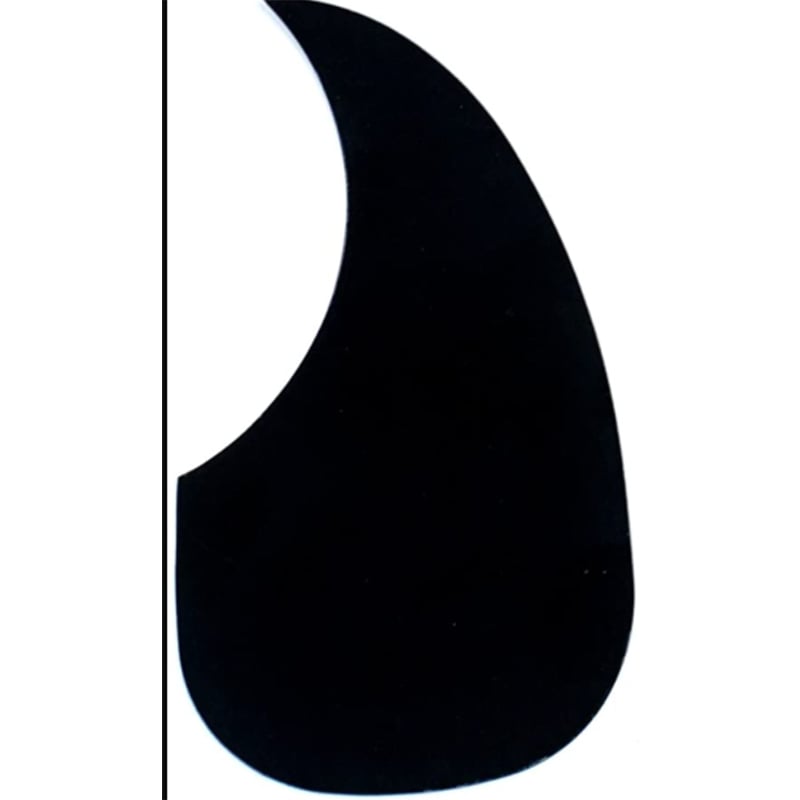 Picture of Acoustic guitar pickguard protector turtle black drop shaped guard plate Black