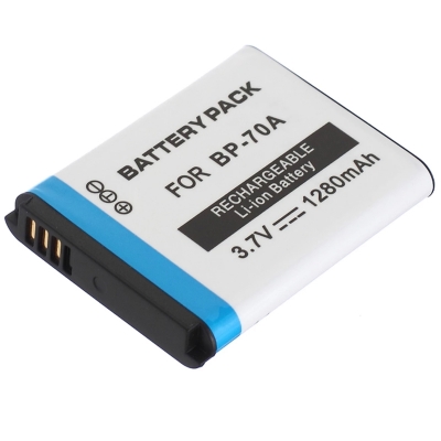 Picture of Digital Camera Battery BP70A Lithium Ion Battery for Sl50 Es65 Es70 Pl80 Pl100 EUC 