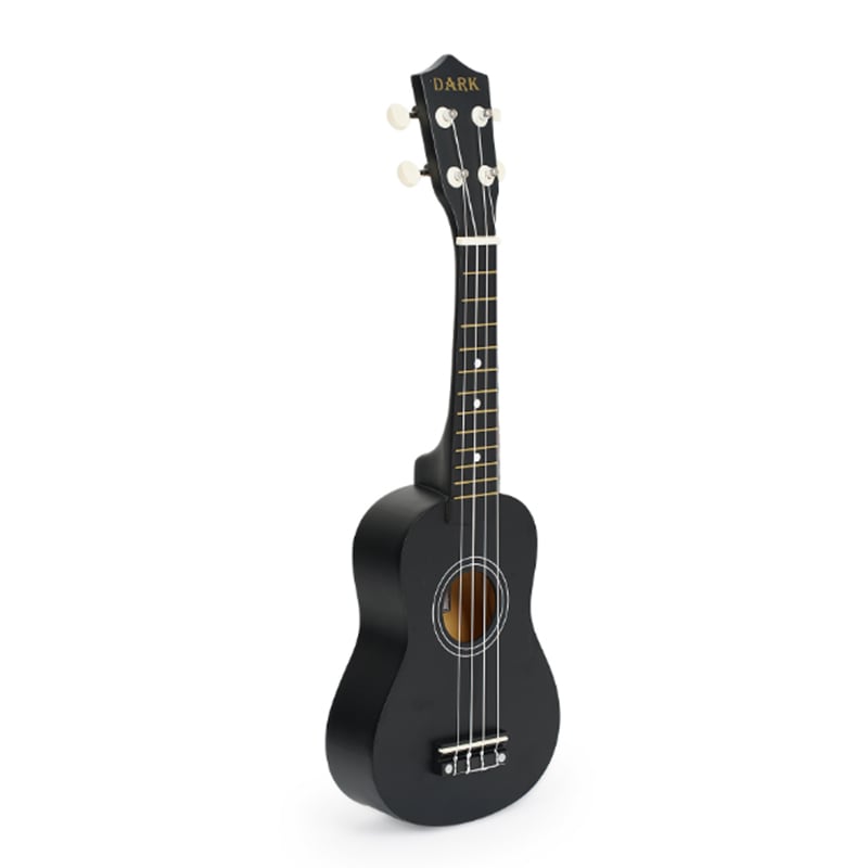 Picture of Black 21'' Soprano Ukulele Dark Mini Guitar Ukulele 12 Fret for the beginners