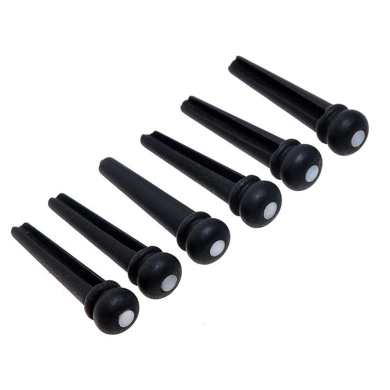 Picture of 6 Pcs Bridge Pins For Acoustic Guitar - Black 