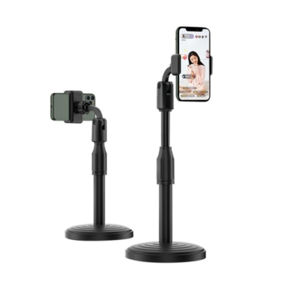 Picture of Mobile and Microphone Stand (Desktop Live Broadcasting Stand) Black