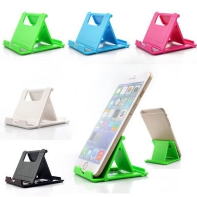Picture of Universal Folding Cell Phone Support Plastic Holder mobile Stand - Multicolor - Phone Stand Multicolor