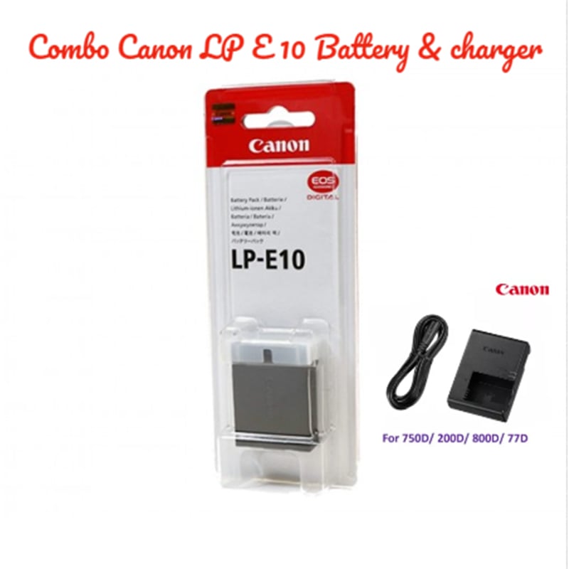 Picture of Combo offer Canon LP-E10 DSLR Camera Battery & Charger For Canon EOS 1100D 1200D/1300D 