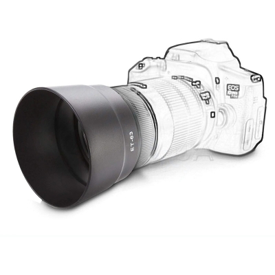 Picture of ET-63 Lens Hood for 55-250mm EF-S 55-250mm F4-5.6 IS STM lens- Black