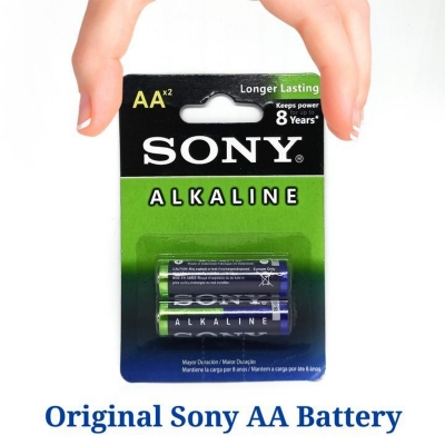 Picture of SONY AA BATTERY (ALKALINE)-PACK OF 2 NON-RECHARGEABLE BATTERIES Multicolor