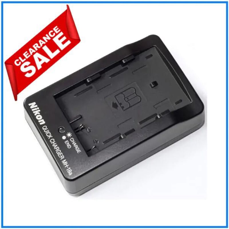 Picture of Battery Charger for Nikon EN-EL3e, EL3, EL3a, Compatible with Nikon D50, D70, D70s, D80, D90, D100, D200, D300, D300s, D700 Digital SLR Cameras, Replacement for MH-18, MH-18a, MH-19 Charger 