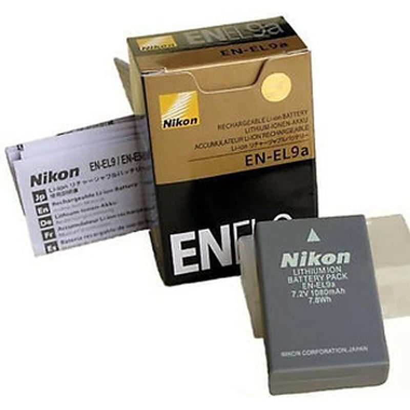 Picture of EN-EL9 Battery / EN-EL9a  Rechargeable Batteries For Nikon D40 D40X D60 D3000 D5000 EN EL9A Camera 