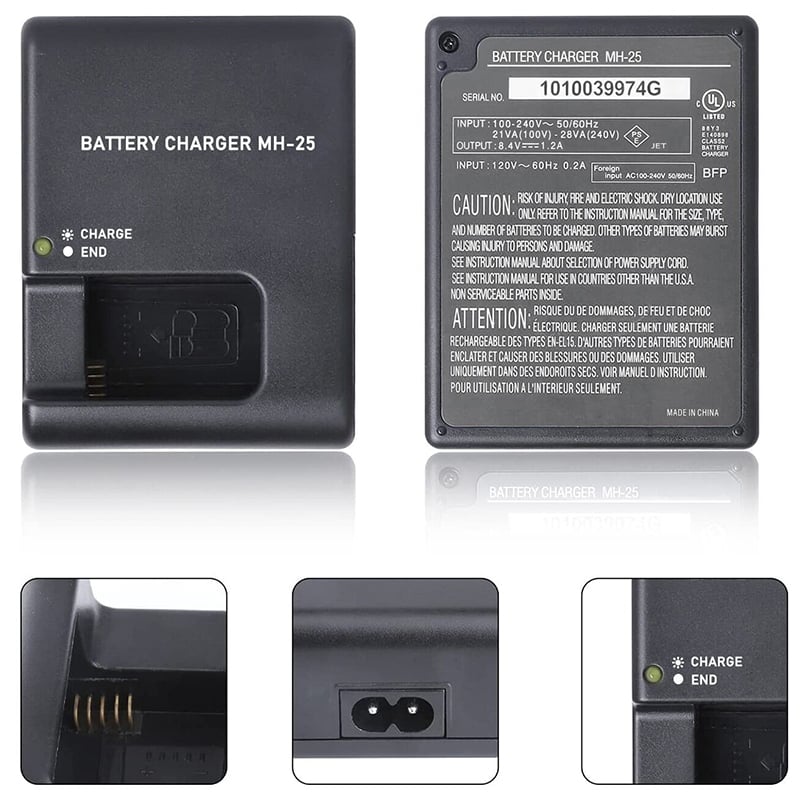 Picture of Nikon MH-25 Charger For Nikon EN-EL15 Battery D7200 D7100 V1 